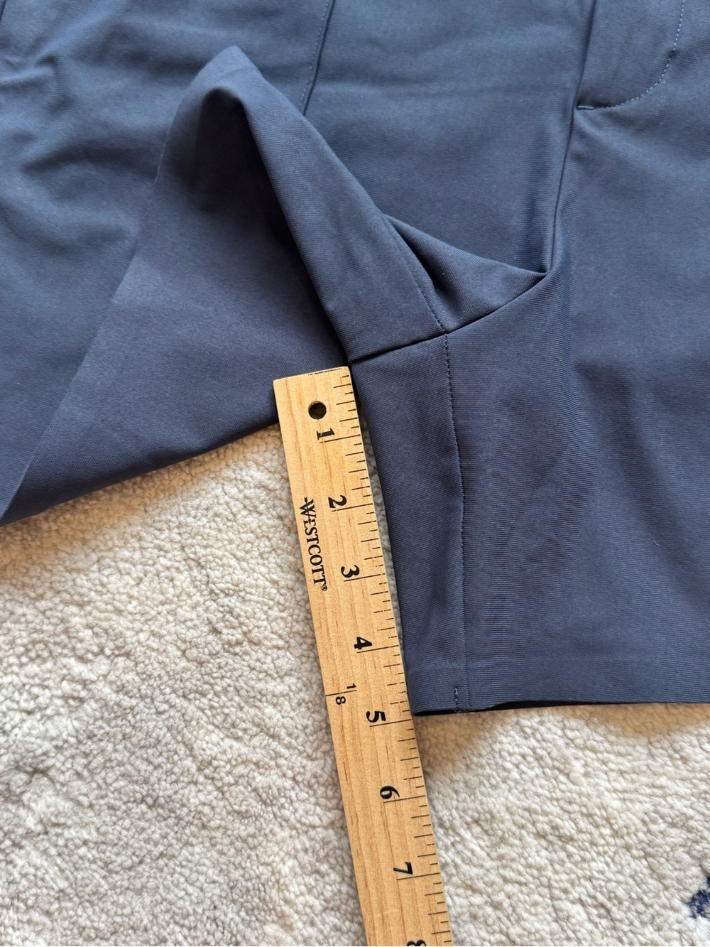 Rhone women's birdie trouser shorts navy blue size 8 medium like new - Picture 10 of 10
